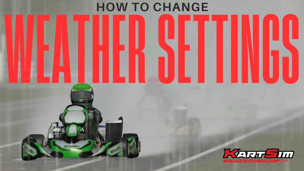 How to Change Weather Settings in rFactor 2 and KartSim