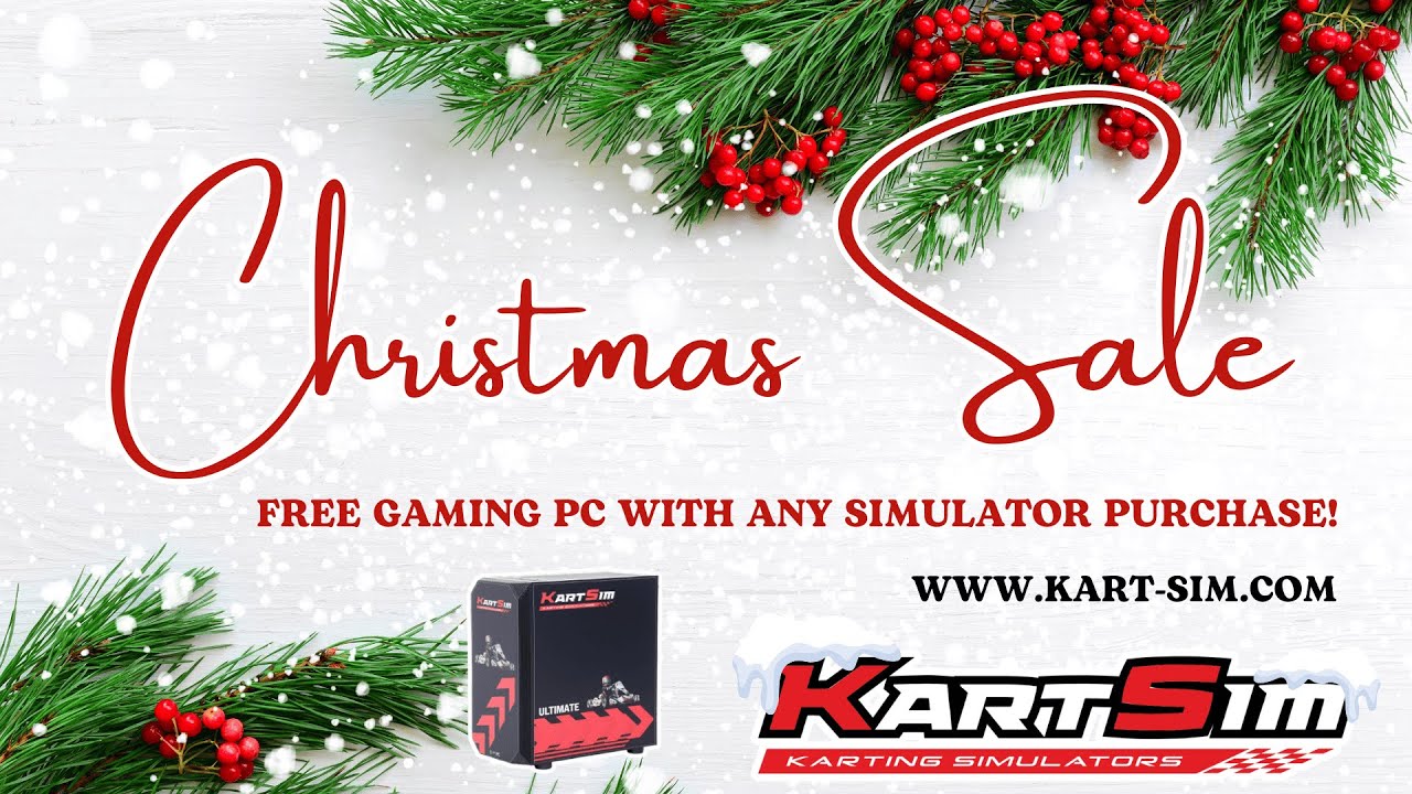 FREE GAMING PC with Every KartSim Simulator Purchase!