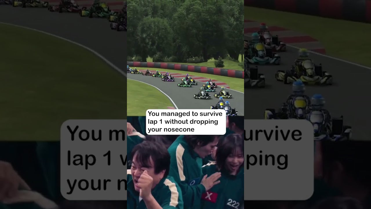 First lap survival: the ultimate karting challenge! 🏎️💥