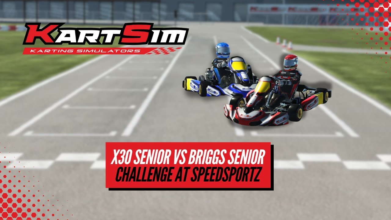 KartSim Pro USA - Briggs Senior vs X30 Senior Challenge at Speedsportz